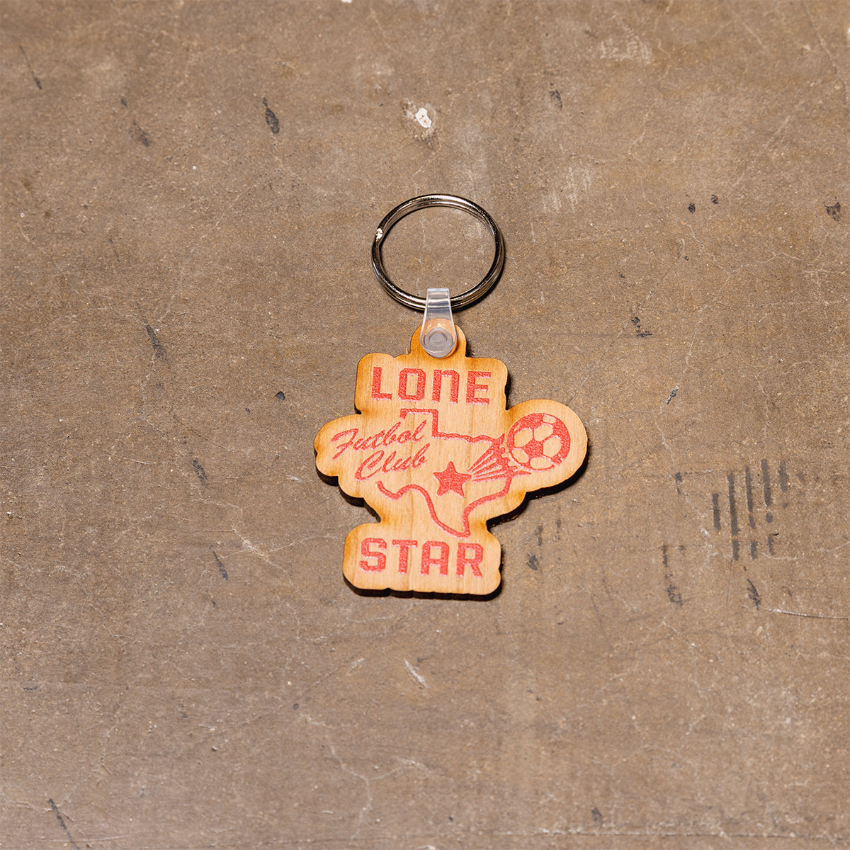 Soccer State Keychain