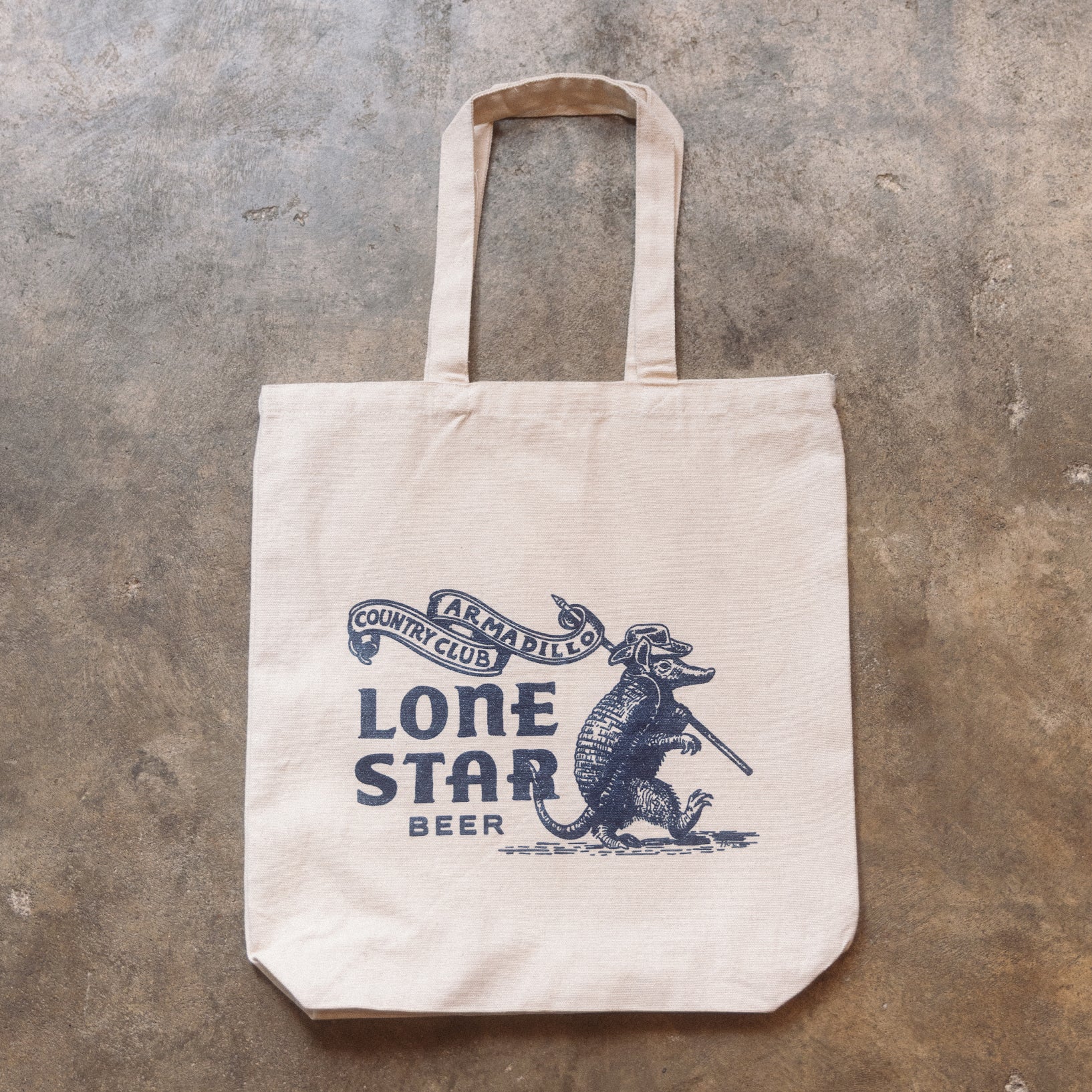 Armadillo Country Club Texas Light Tote