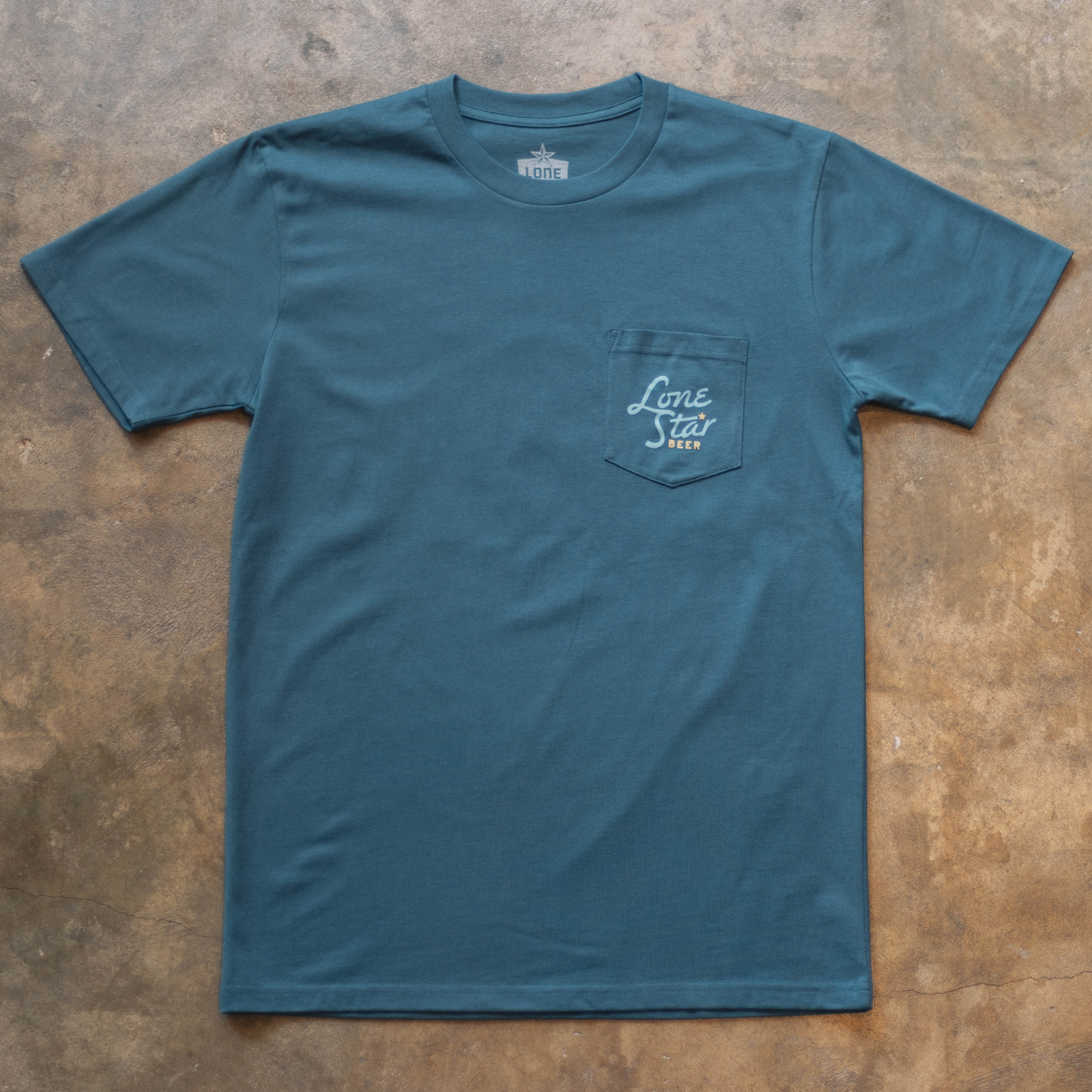 Heavyweight Shield Pocket Tee – Lone Star Beer Store