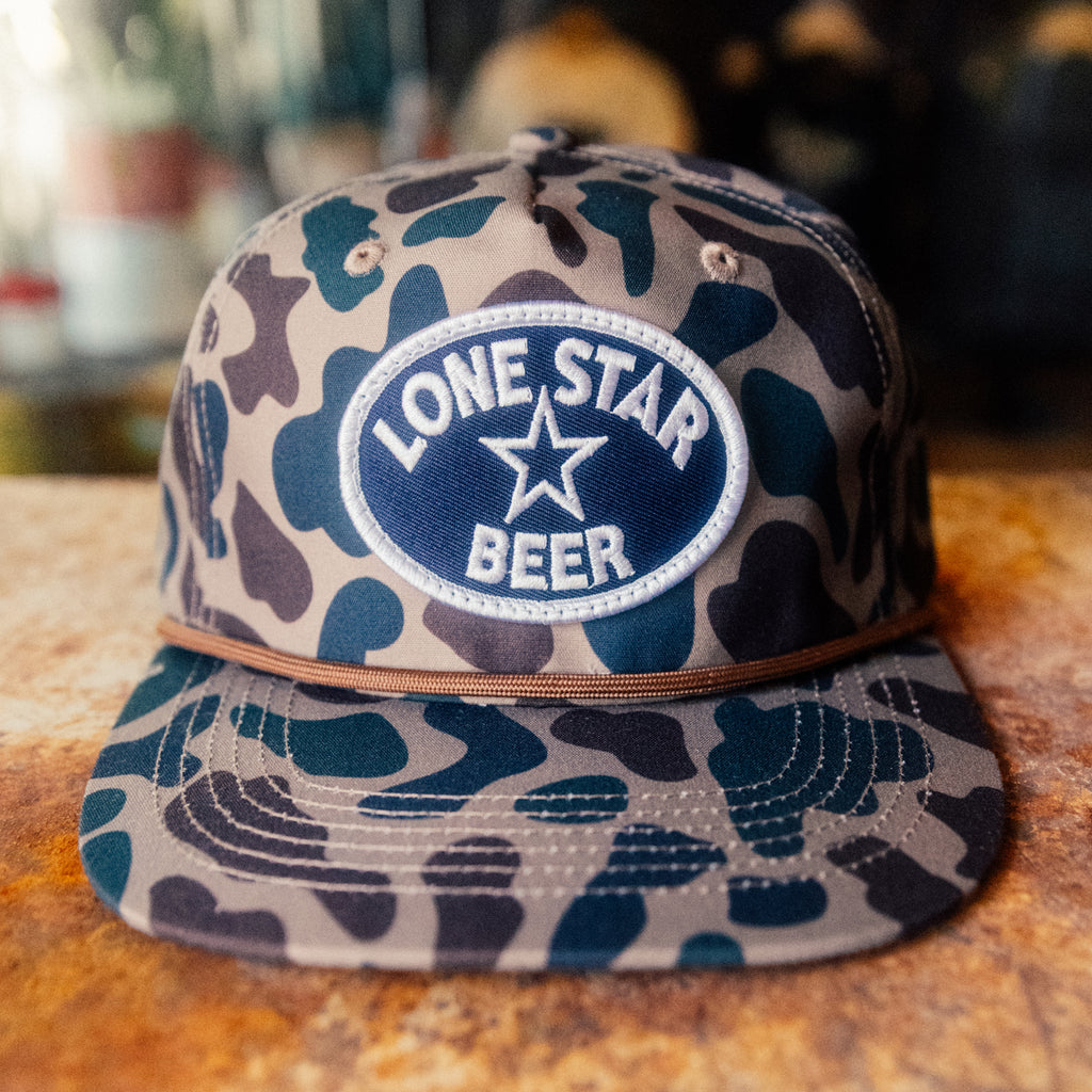 Camo Tacker Patch Rope Cap
