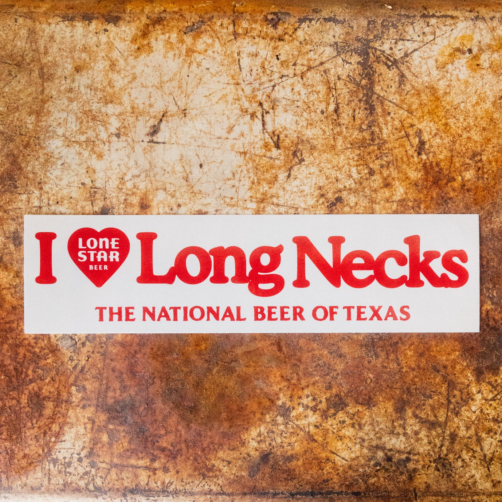 I Love Long Necks Bumper Sticker