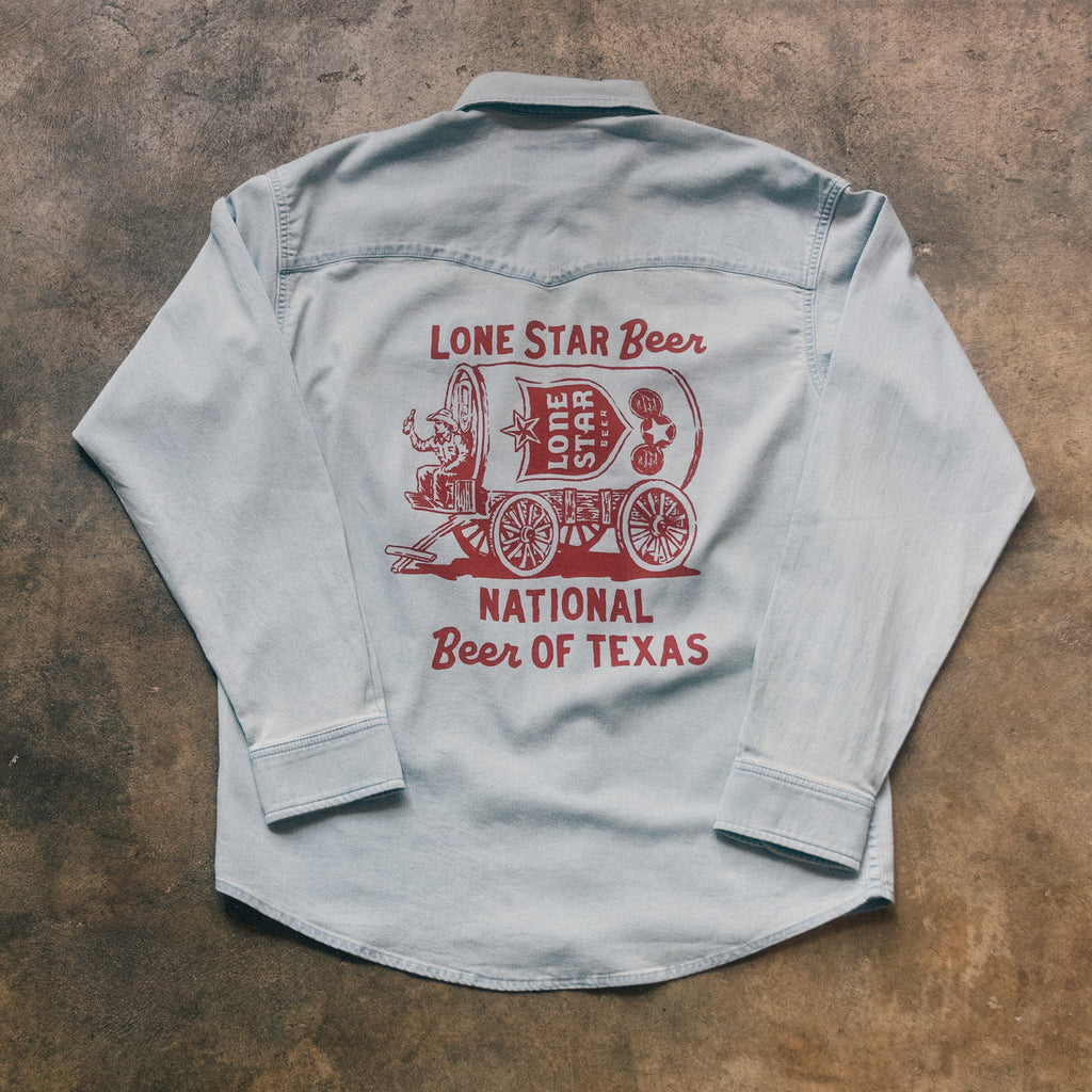 Poncho Can Wagon Pearl Snap Shirt