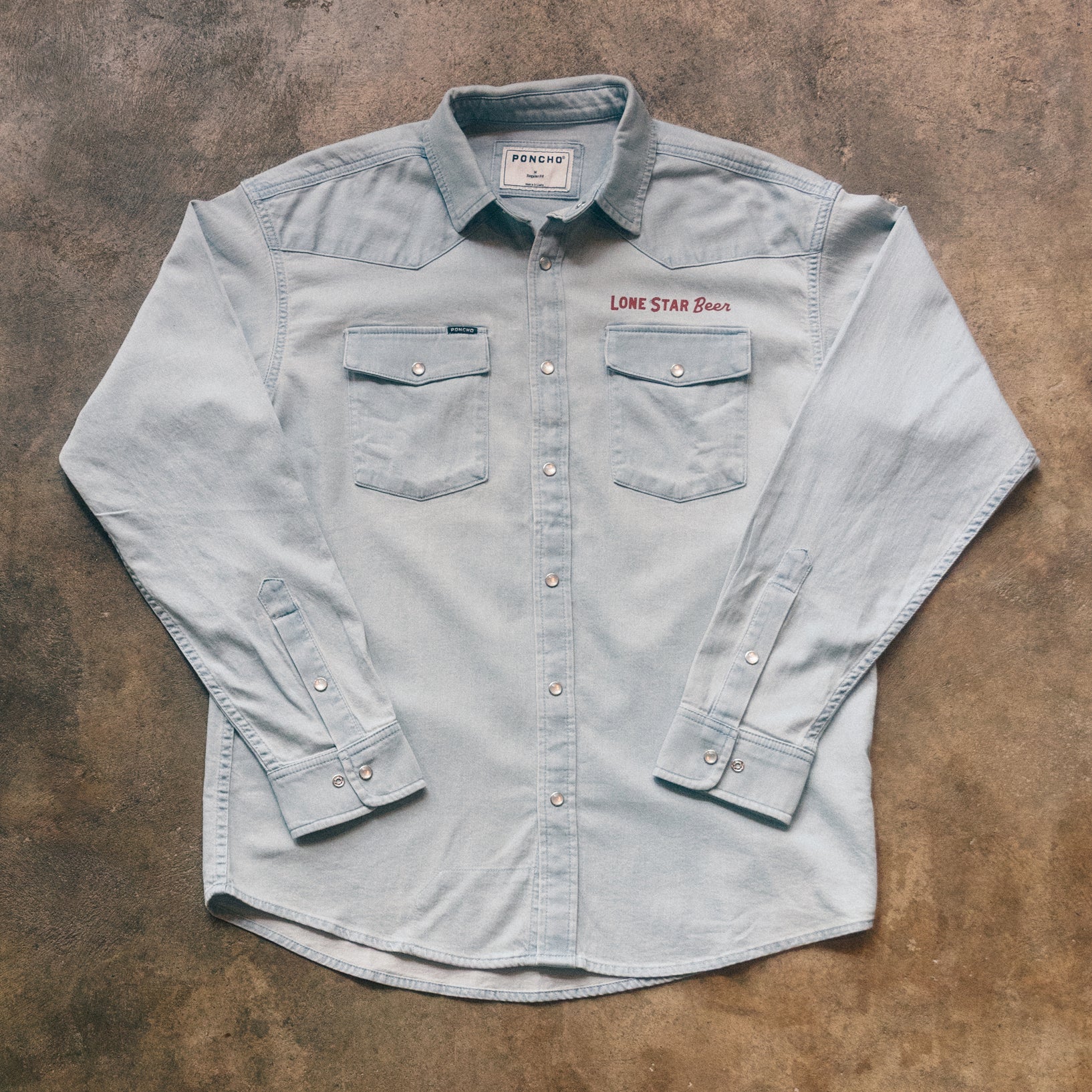 Poncho Can Wagon Pearl Snap Shirt