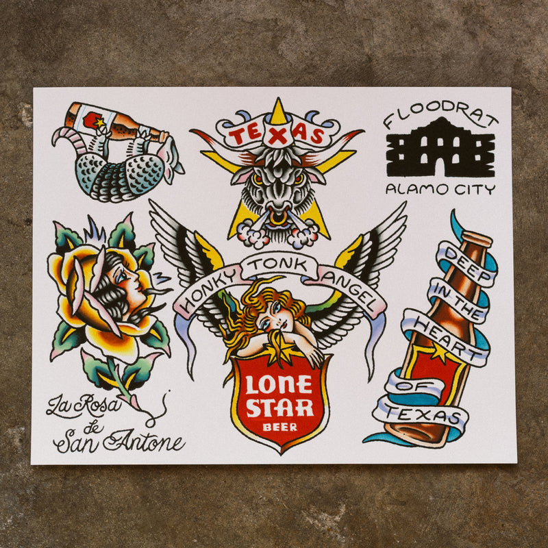 Mark of A Texan - Jonathan Clapp Flash Print