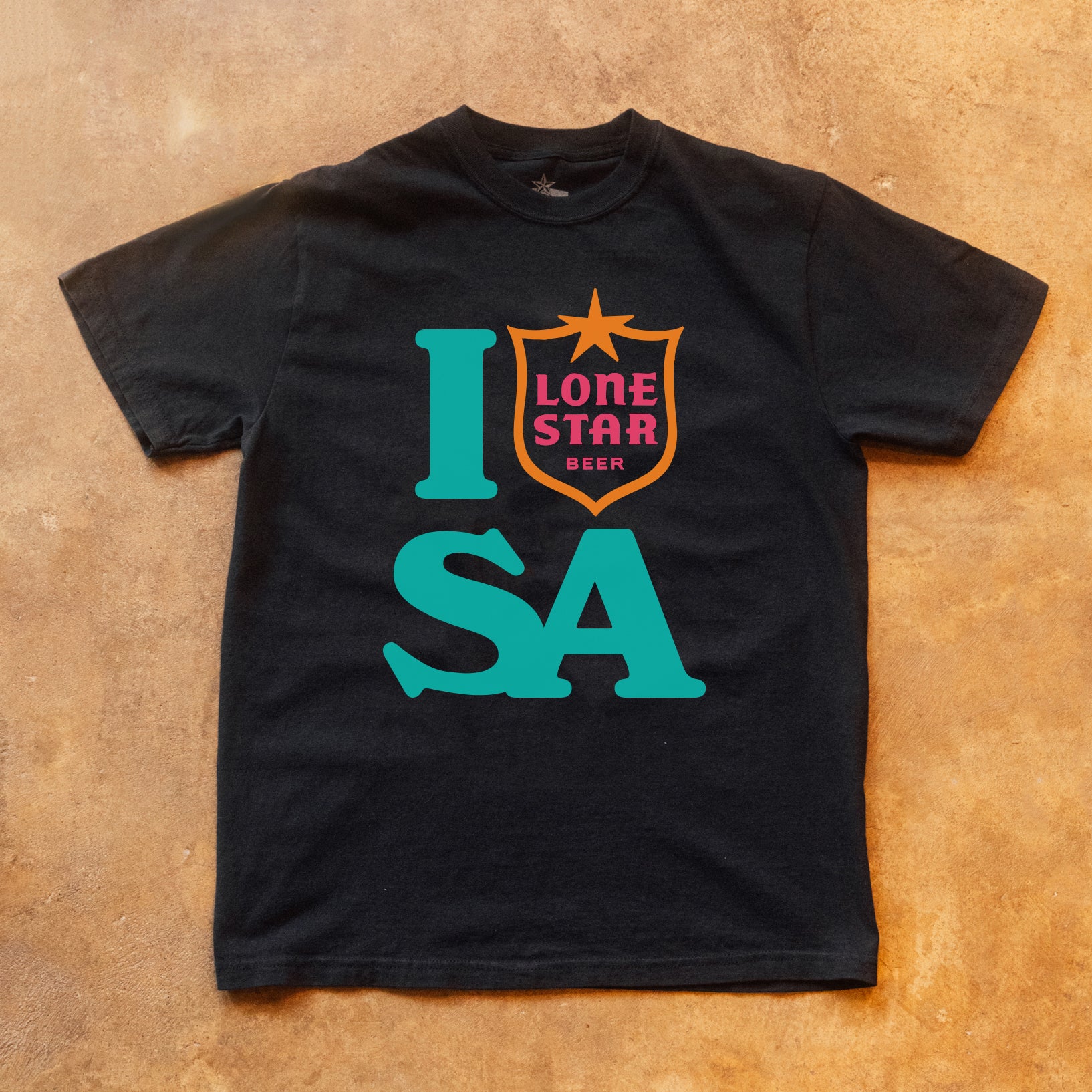 I Heart SA Vintage Wash Tee