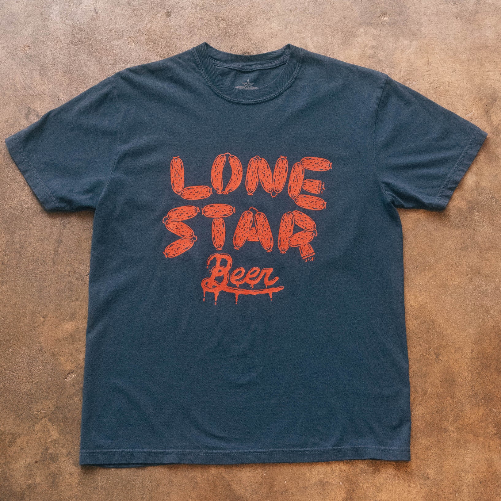 Texas Barbecue Links Vintage Wash Tee