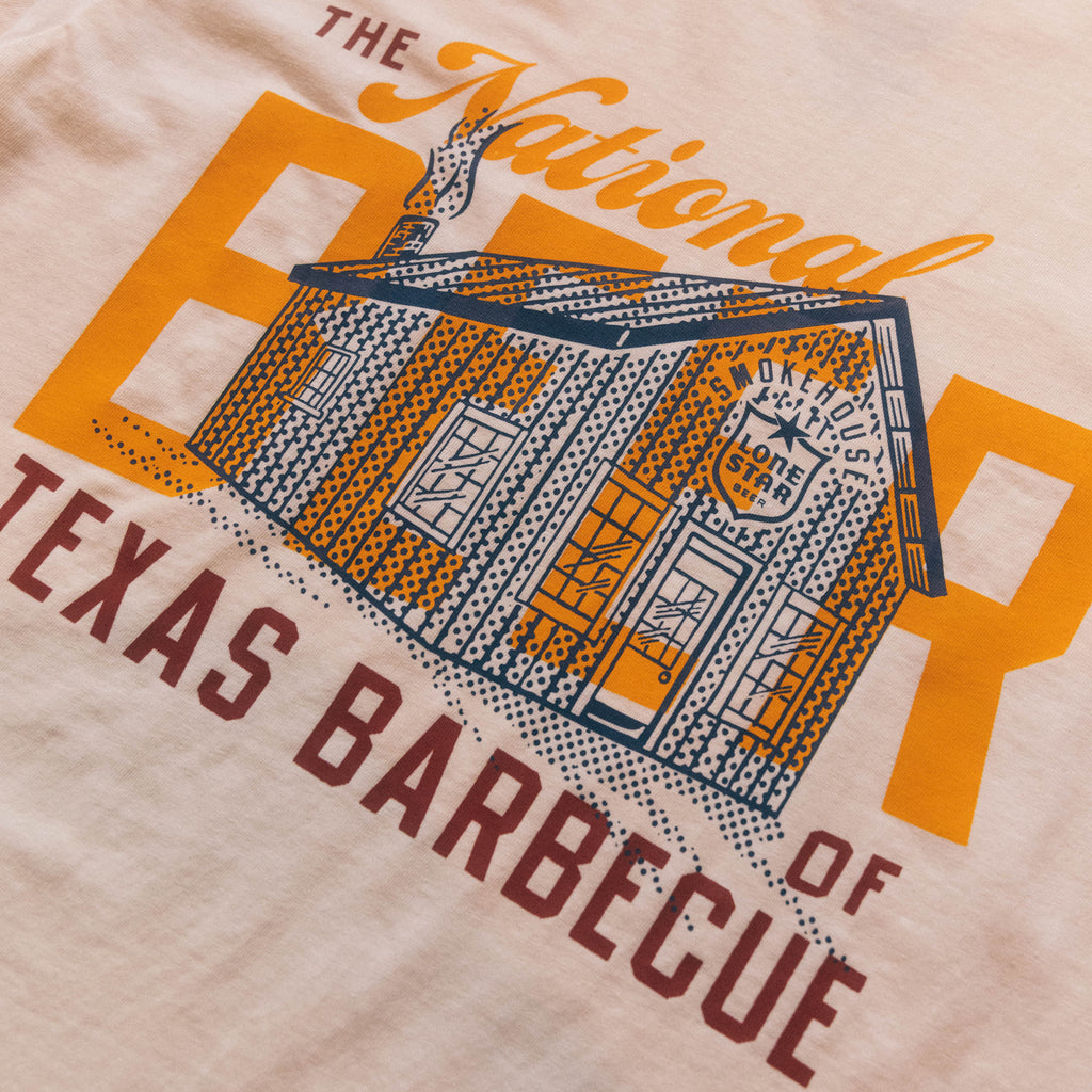 Texas Barbecue Smokehouse Vintage Wash Tee