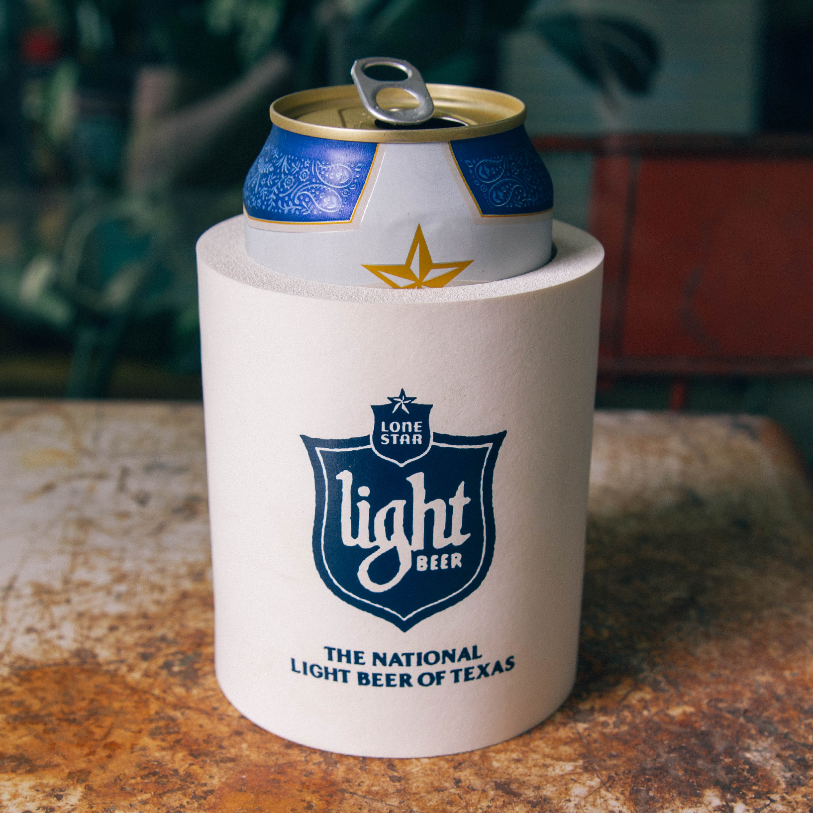 Texas Light Vintage Koozie