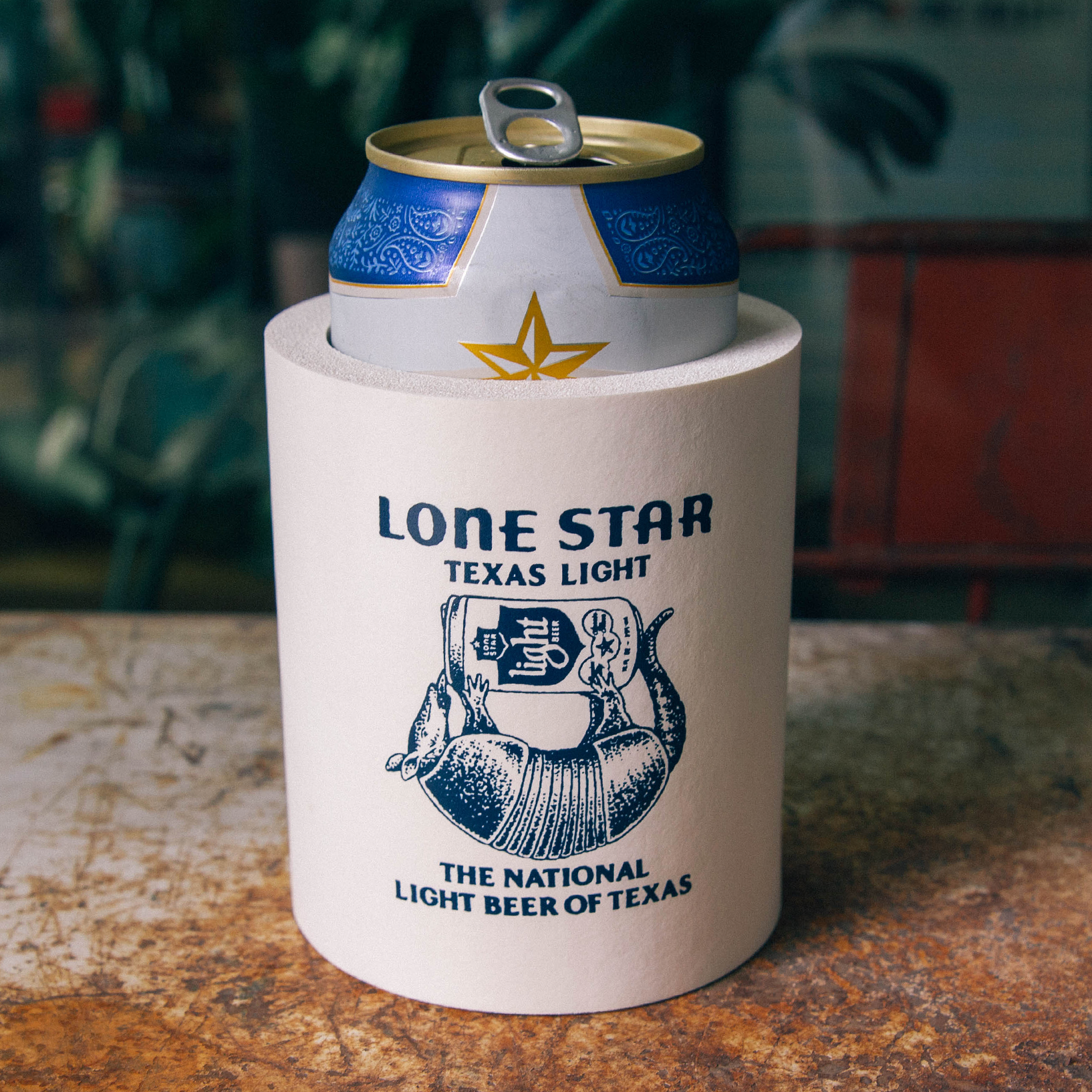 Texas Light Vintage Koozie