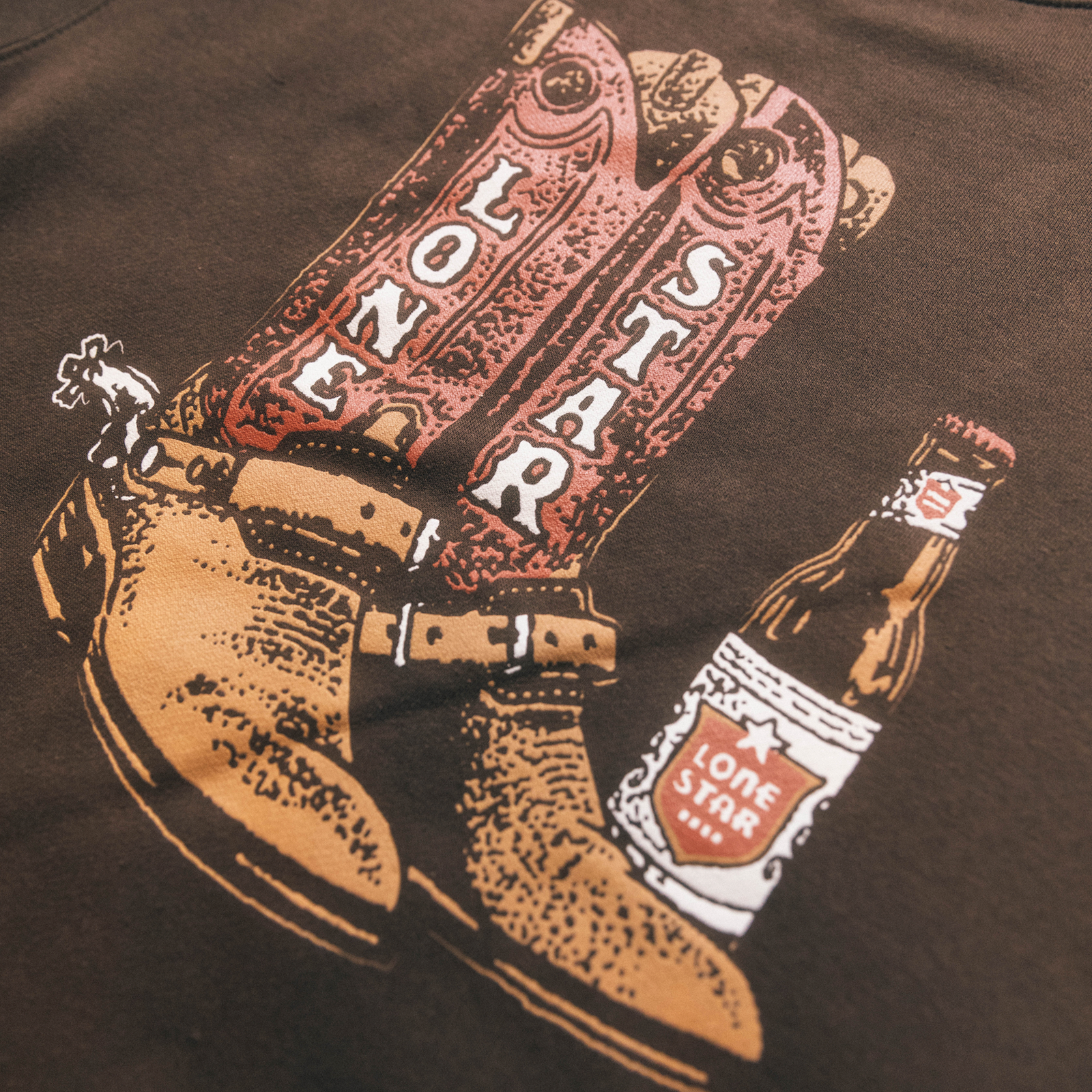 Texas Rodeo Boots Crewneck Sweatshirt – Lone Star Beer Store