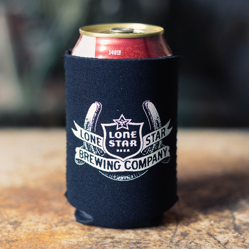 Texas Rodeo Horseshoe Koozie