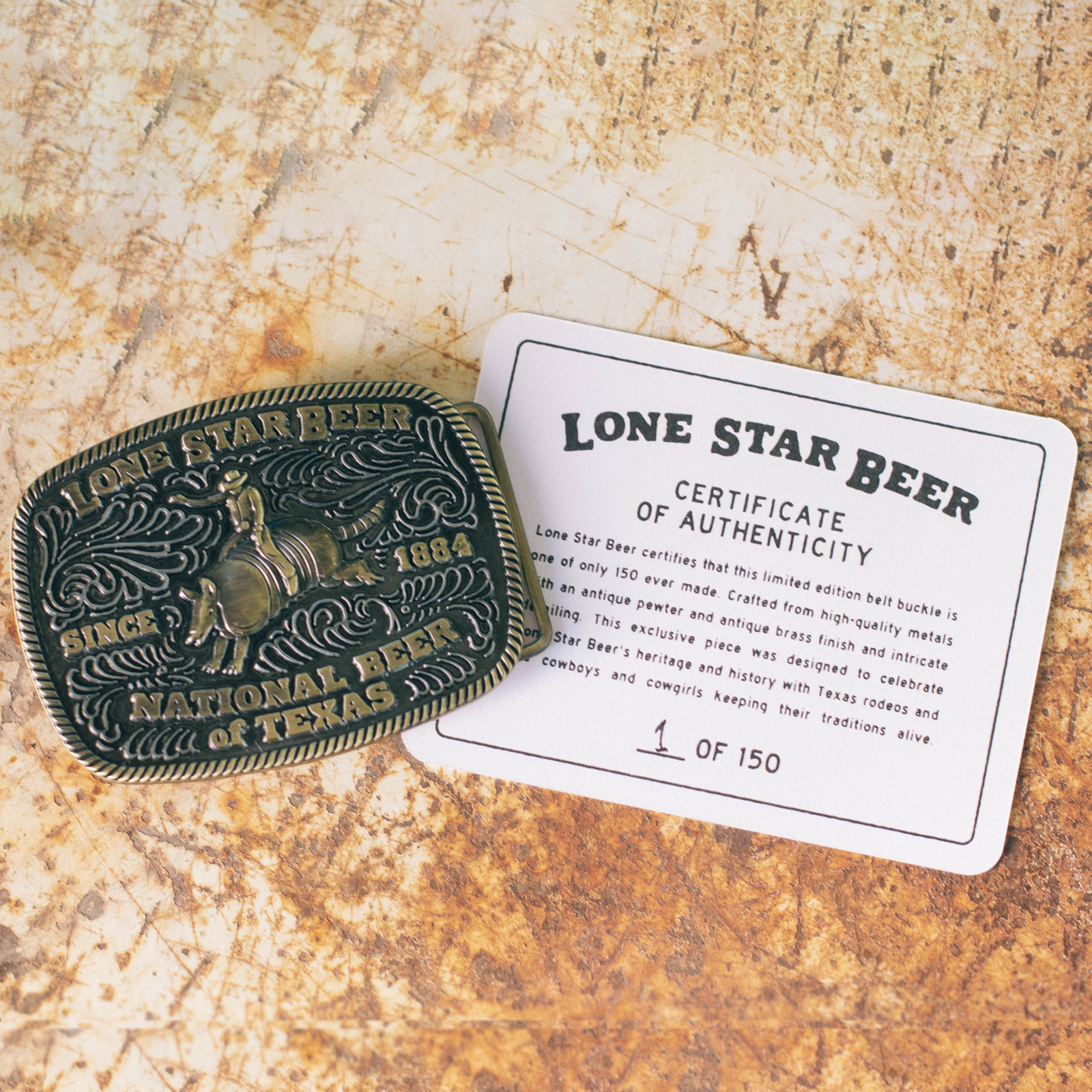 90's ヴィンテージ Lone Star Beer TEXAS ベルトバックル Texas 90's ヴィンテージ Lone Star Beer TEXAS ベルトバックル Texas